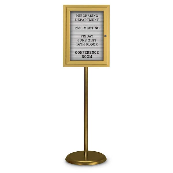 United Visual Products Corkboard, Triple Door, Radius Frame, 72x48", Black/Cobalt UV70055-BLACK-COBACC - main